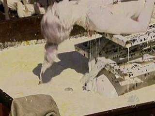 Fear Factor. 2 Brunettes submerged in Lard