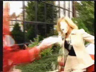 Pacific Pallisades, Kimberley Davies surprise pie'ing