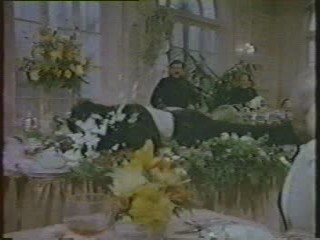 Two of a Kind; Olivia Newton-John wet food fight