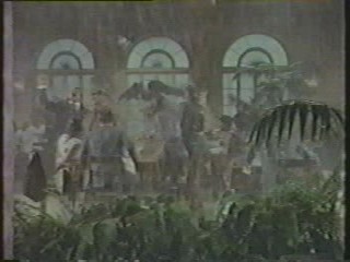 Two of a Kind; Olivia Newton-John wet food fight