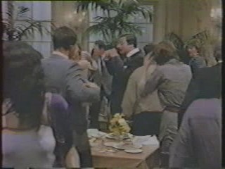 Two of a Kind; Olivia Newton-John wet food fight