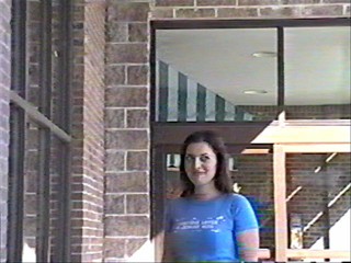 Two girls pie each other