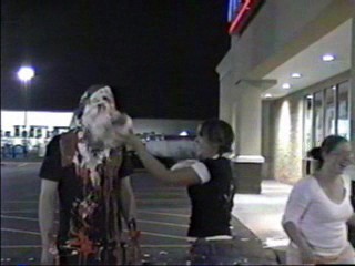 Me getting slimed , pied , etc. by girls (Male WAM)