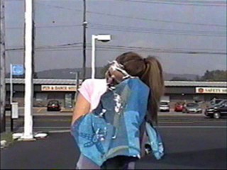 Hot girl gets a couple pies