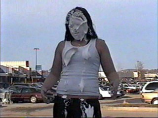 Four pies in the face