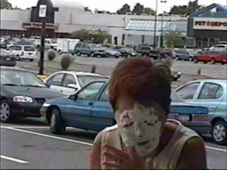 A mom gets pied