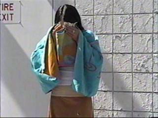 Two girls , two pies