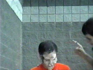 Two girls , two pies