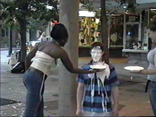 Two girls pie me 8 times (Male WAM) !