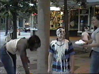 Two girls pie me 8 times (Male WAM) !