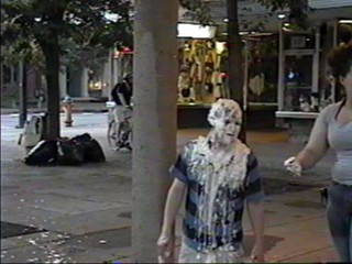 Two girls pie me 8 times (Male WAM) !