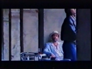 German TV - lady in rain - 