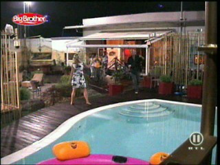 Big Brother 5 German fully clothed poolparty (11.6.04)