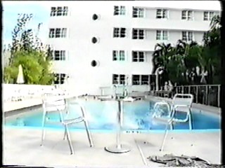 German Movie - dressed pool jump