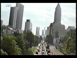 German movie - black dress in fountain