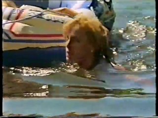 ZDF - Woman walking into pond to save child