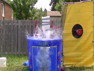 Megan Dunked In a white skirt & top  & pantyhose Preview
