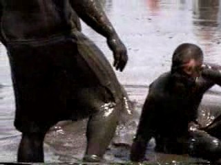 Mud Volleyball & Wrestling