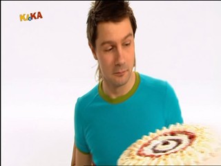 Female presenter gets caked