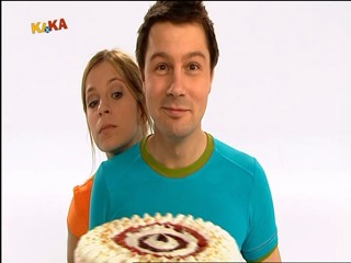 Female presenter gets caked