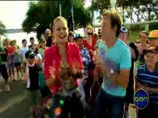 Toasted TV-Pip Puts Stuff Down Her Pants