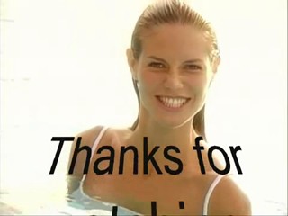 Heidi Klum Wet Top Photoshoot