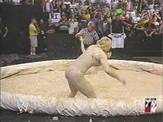 Trish Stratus and Stacy Keibler Mud match from 2003
