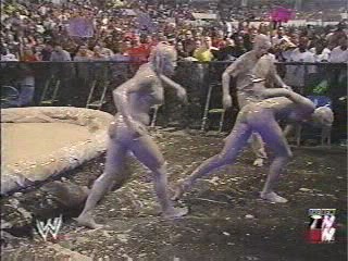 Trish Stratus and Stacy Keibler Mud match from 2003