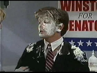 Spin City Cake Scene