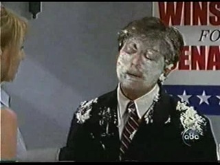 Spin City Cake Scene