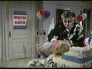 Spin City Cake Scene