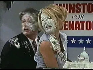 Spin City Cake Scene