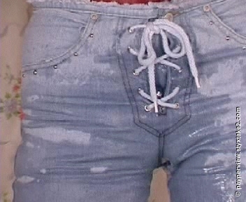 Teresa Scott soaks her jeans and pink shirt (#016)