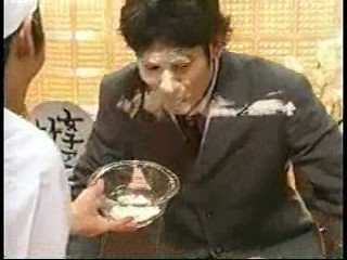 Japanese TV messy slapstick scenes