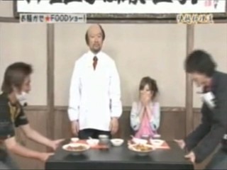 Japanese girl gunged blue slime!