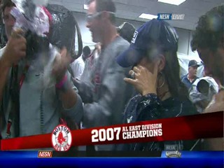 Baseball championship celebration