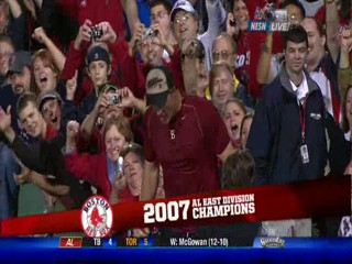 Baseball championship celebration