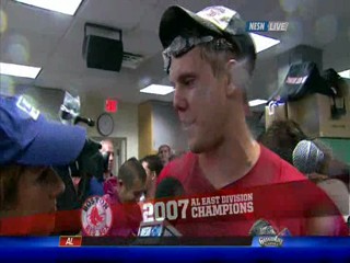 Baseball championship celebration