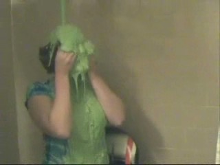 Caitlin slimed (2 scenes)