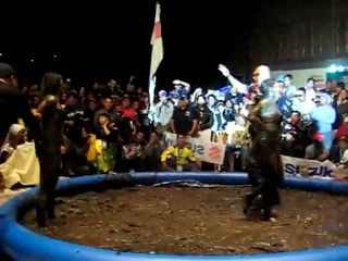 Philipinres Motorcycle Convention mudwrestling
