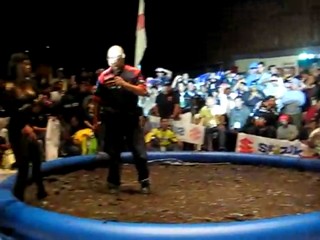 Philipinres Motorcycle Convention mudwrestling