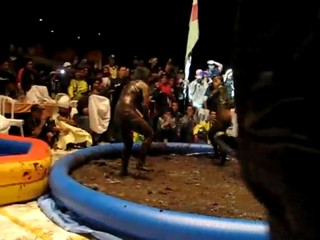 Philipinres Motorcycle Convention mudwrestling