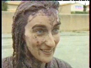 French TV: Mud festival,  Pie scene,  Disney Club