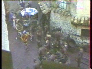 French TV: Mud festival,  Pie scene,  Disney Club