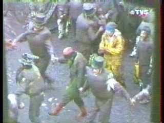 French TV: Mud festival,  Pie scene,  Disney Club