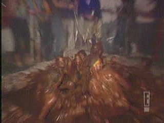 E Channel: Pudding wrestling