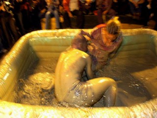 mud wrestling