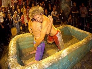 mud wrestling