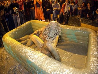 mud wrestling