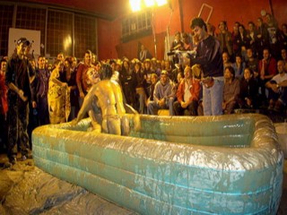mud wrestling